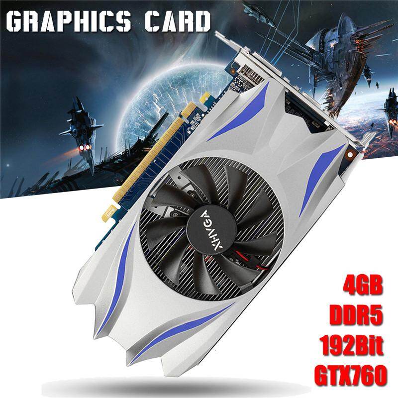 GTX760 4GB HOT SELL New DDR5 192Bit Game Graphics Card With Cooling Fans Durable For NVIDIA -