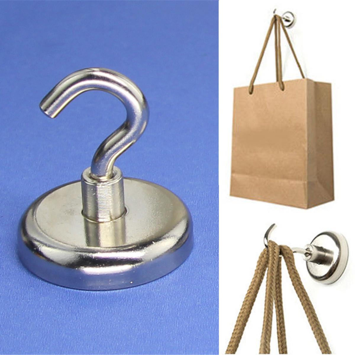 Heavy Duty premium Magnetic Hooks Hanger 50kg 110LB Hold Strong Magnet -