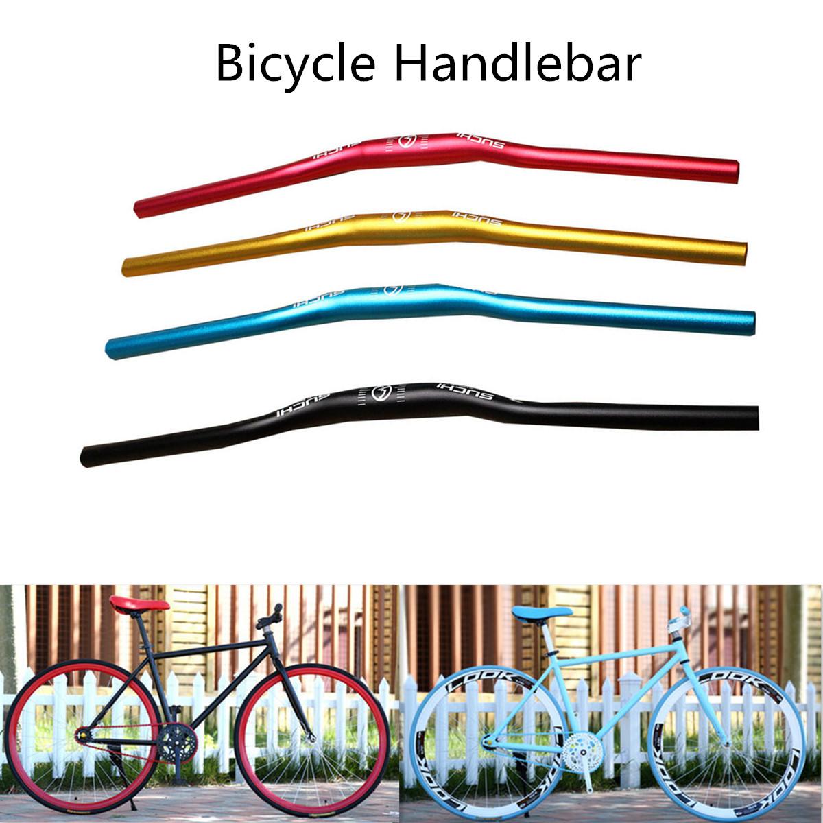 31.8MM 62CM MTB Riser Bar For Mountain Bike Bicycle Aluminum Alloy Handlebar - Red (red)