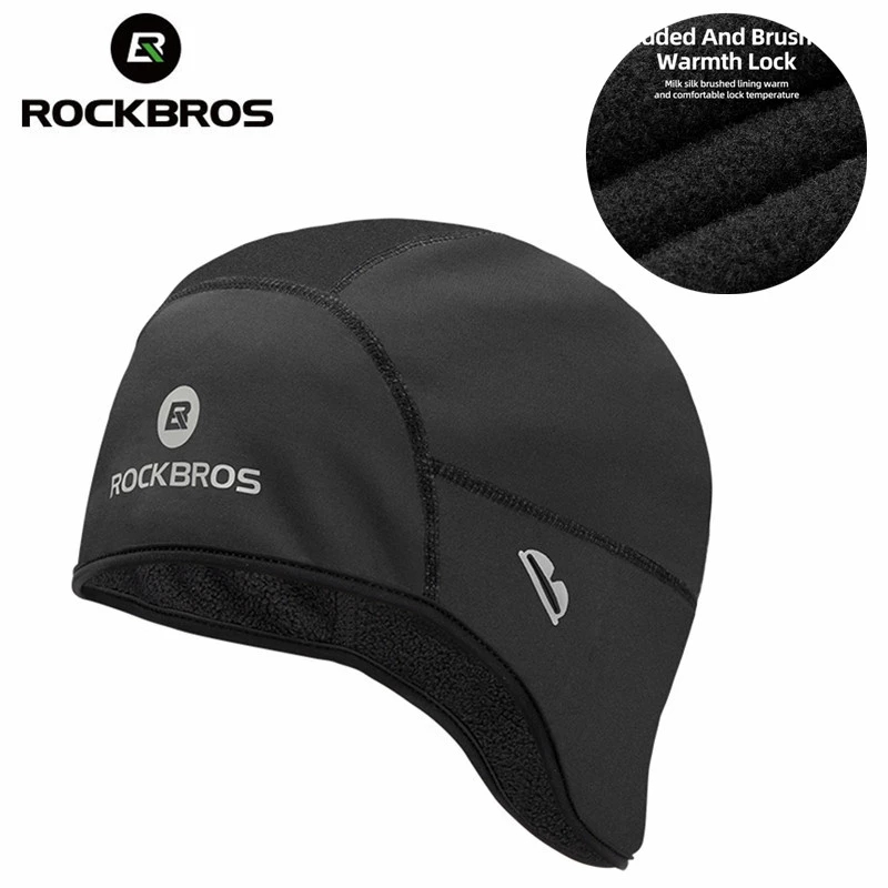ROCKBROS Cycling Warm Cap Sports Ski Running Headband Windproof Bicycle Men Riding Head Cap