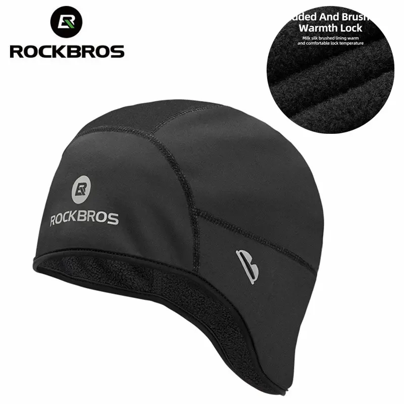 ROCKBROS Cycling Warm Cap Sports Ski Running Headband Windproof Bicycle Men Riding Head Cap