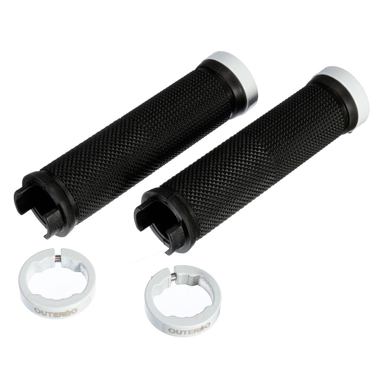 【】OUTERDO 2 HOT SELL New pcs Rubber handle for mountain bike handle Mountain Bicycle Cycling Lock-On Handlebar Grips Anti-skid Fit Mountain Bike / Electric Vehicles / Highway Car - Red