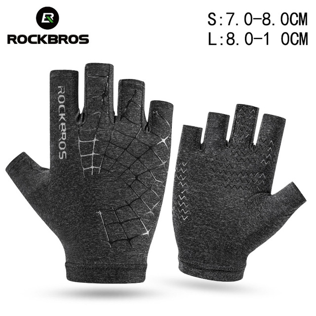 ROCKBROS Cycling Bike Gloves Touch Screen Breathable Anti-slip Elasticity Men Women Driving Hiking Outdoor MTB Bicycle Gloves