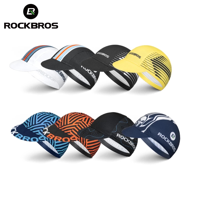 ROCKBROS Breathable Cycling Cap Multi-color Free Size Riding Cap Outdoor Sports Cloth Hat Sun Protection Hat Bicycle Riding Equipment