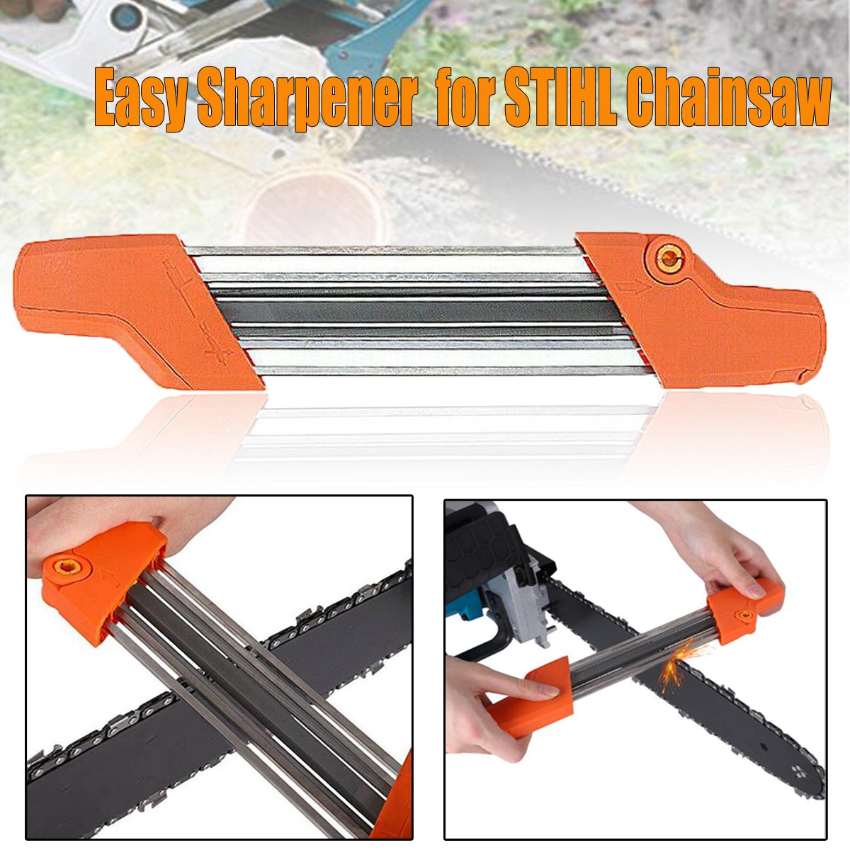 2 in HOT SELL New 1 Easy Chainsaw Chain Sharpener File 3/8p 4.0 mm for STIHL 56057504303 -