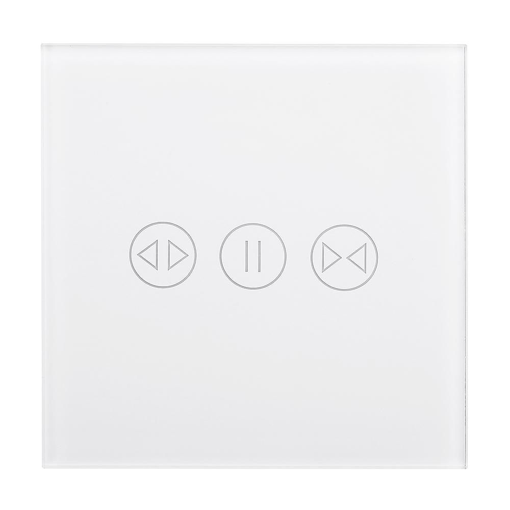 433Mhz EU 86 Type RF Single Fire Smart Wireless Remote Control Touch Curtain Switch Roller Shutter Switch -
