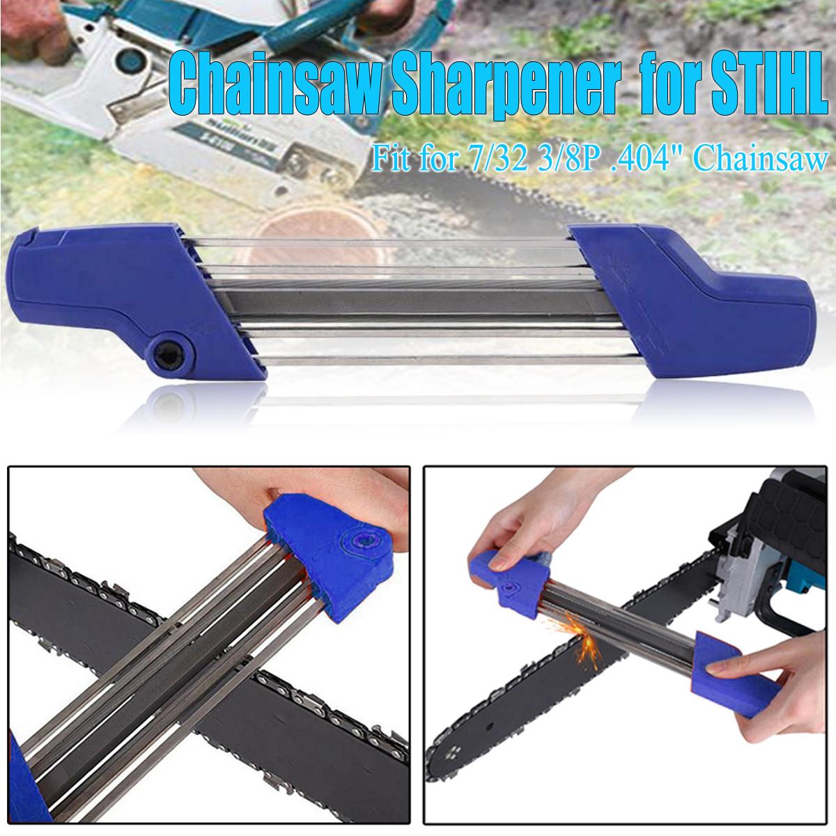2 IN HOT SELL New 1 Easy Chainsaw Chain File Sharpener 7/32 Replace For Stihl 3/8P .404'' - - image 1