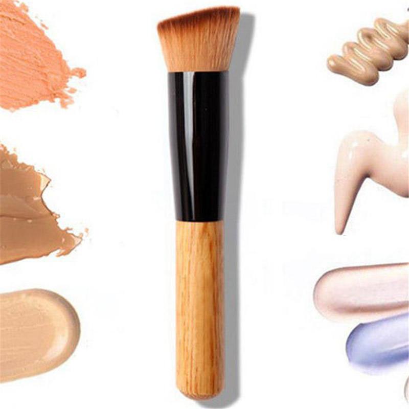 Wooden Handle New Multi-Function Blush Makeup Powder Foundation Brush -