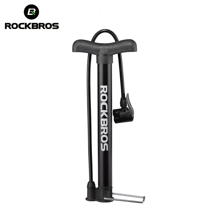 ROCKBROS 120PSI Bicycle Pumps Presta Schrader AV FV Mini MTB Road Bike Cycling Air Pump Tire Ball Inflator Alloy