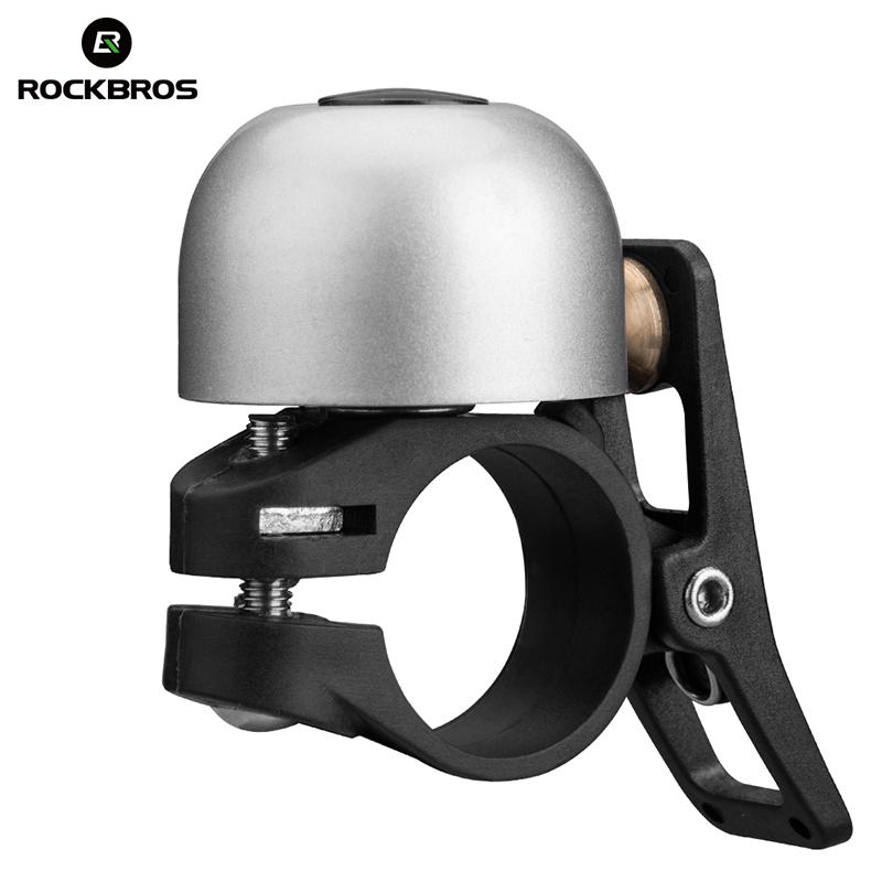 ROCKBROS Bicycle Bell MTB Mountain Road Bike Horn Bell Copper Warning High Decibel Clear Ring Bell Cycling Retro Crisp Bell