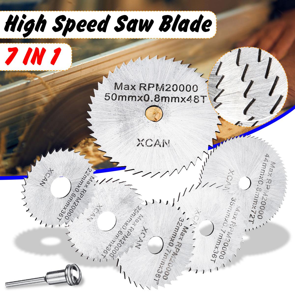 Cut-ting Discs New Saw Blade Slicence Th-in PVC High Speed 7 In 1 Fine Carbide Tip set -