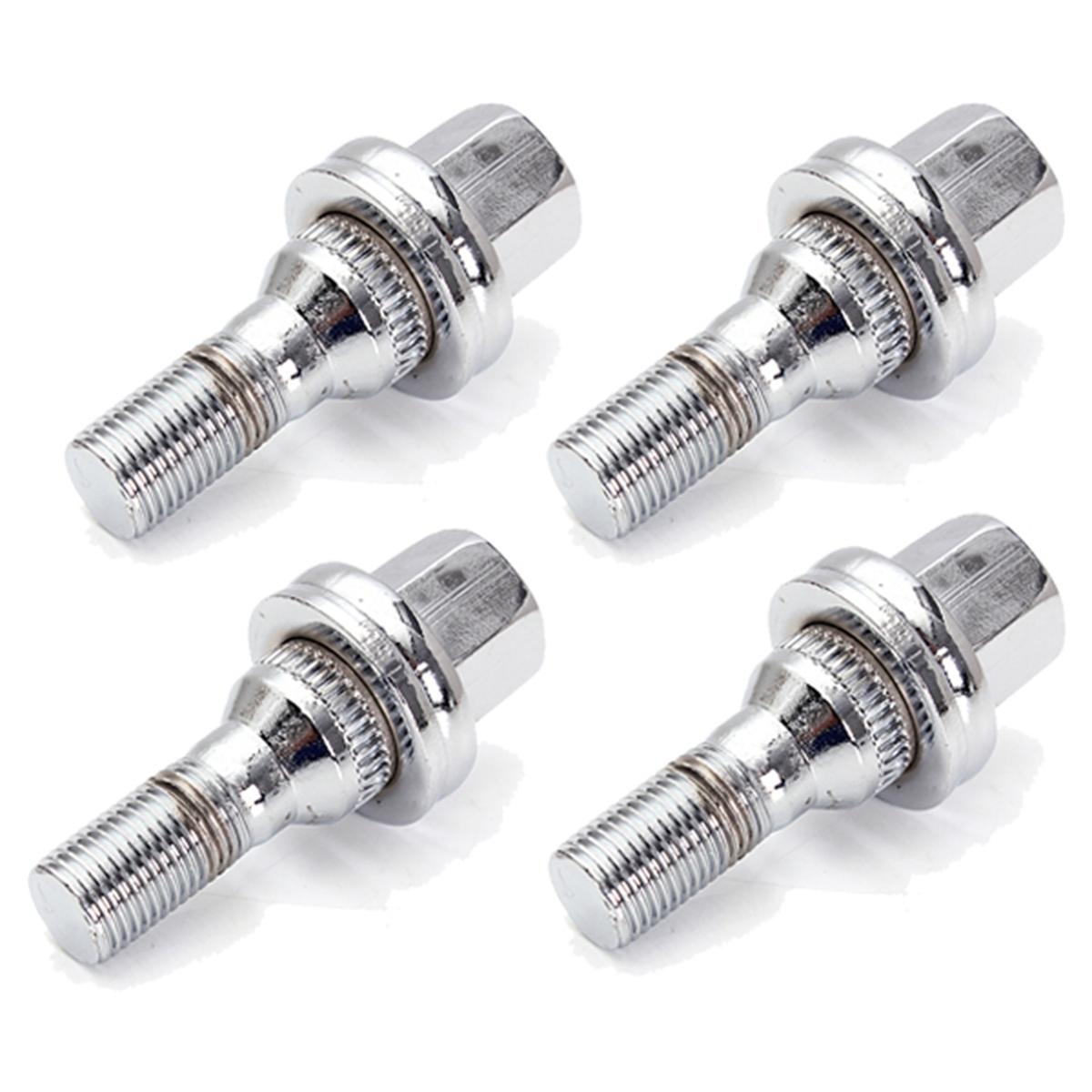 4Pcs M12x1.25 New 17MM CNC Aluminum Wheel Bolts Nuts Kit For Peugeot 206 207 406 407 607 -