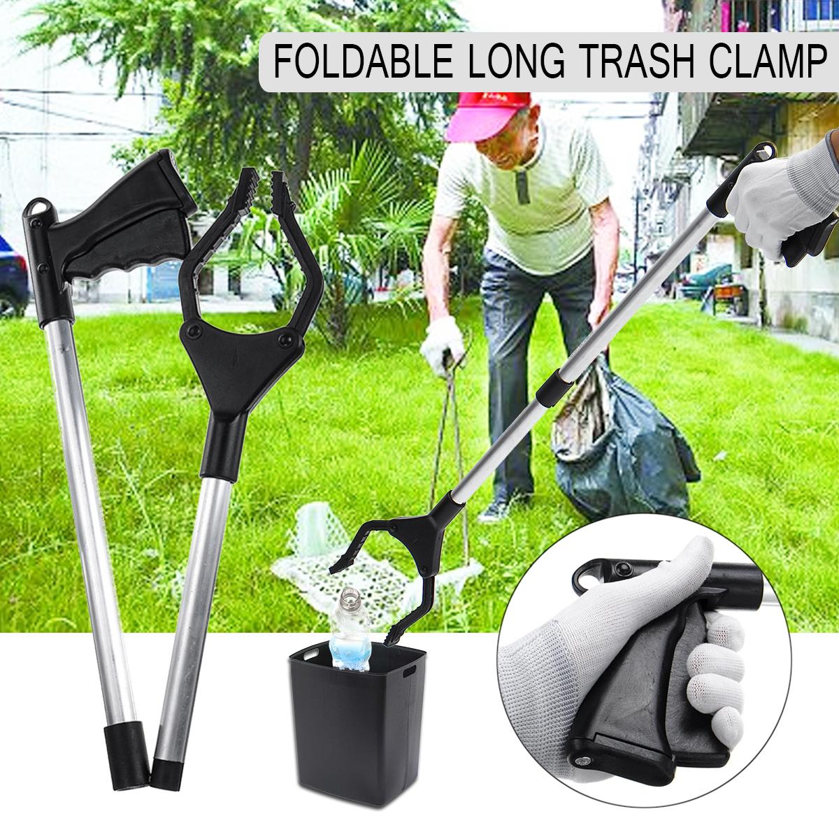 Long Folding Pick up Reach Grabber Tool Helping Trash Arm Grip Hand Stick Claw -