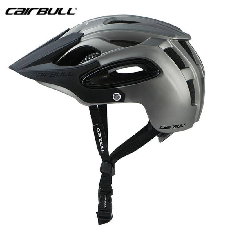 CAIRBULL PC+EPS Breathable Safety Ultralight Helmet Sport Cycling Helmet MTB Bike Cap Helmet - Titanium grey