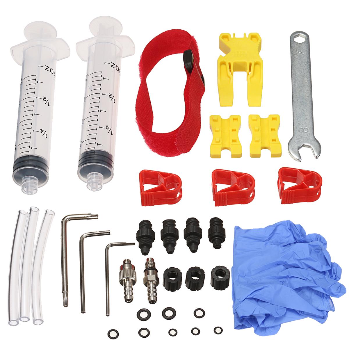 For Shimano New TEKTRO MAGURA ZOOM ECHO Bike Hydraulic Disc Brake Bleeding Tool Kit -