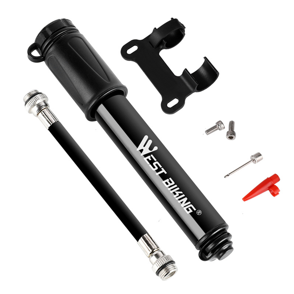 WEST BIKING Mini CO2 Inflator Bike Pump Super Fast Tire Inflation Portable Bicycle Pump Aluminum Alloy Tire Tube for MTB Bicycle