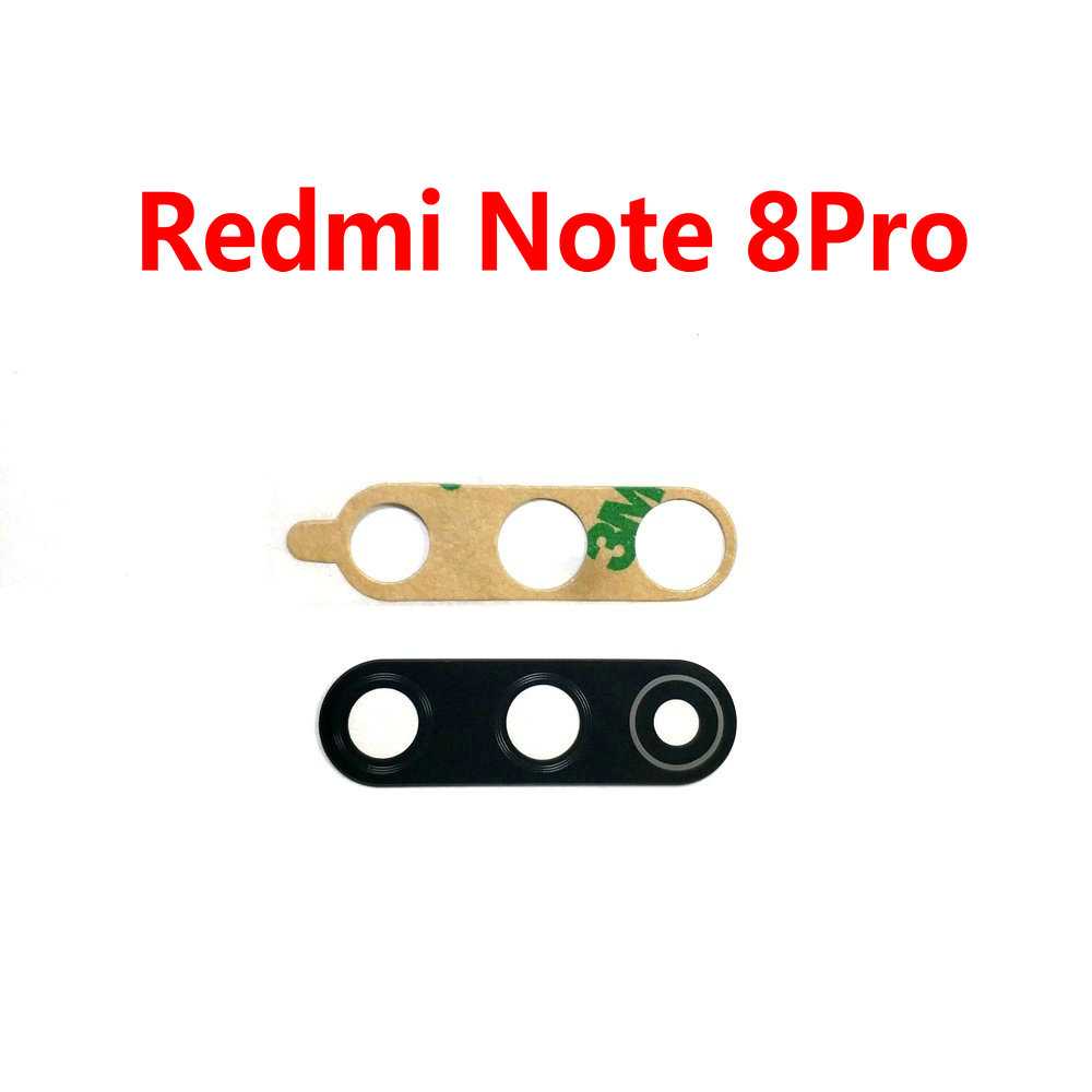 New Rear Camera Lens Glass & Sticker Replacement For Xiaomi Redmi Note 8 Pro