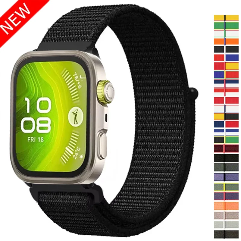 Official Nylon Loop Strap for Watch Fit 4 3 Braided Comfortable Breathable Band for Watch Fit 4/4 Pro Accessories