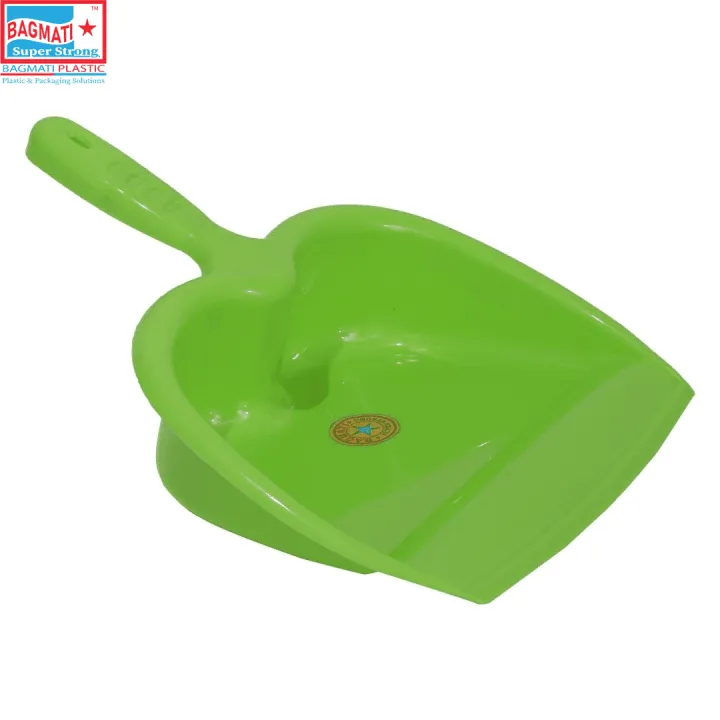 Bagmati Green Plastic Apple Shaped Dustpan