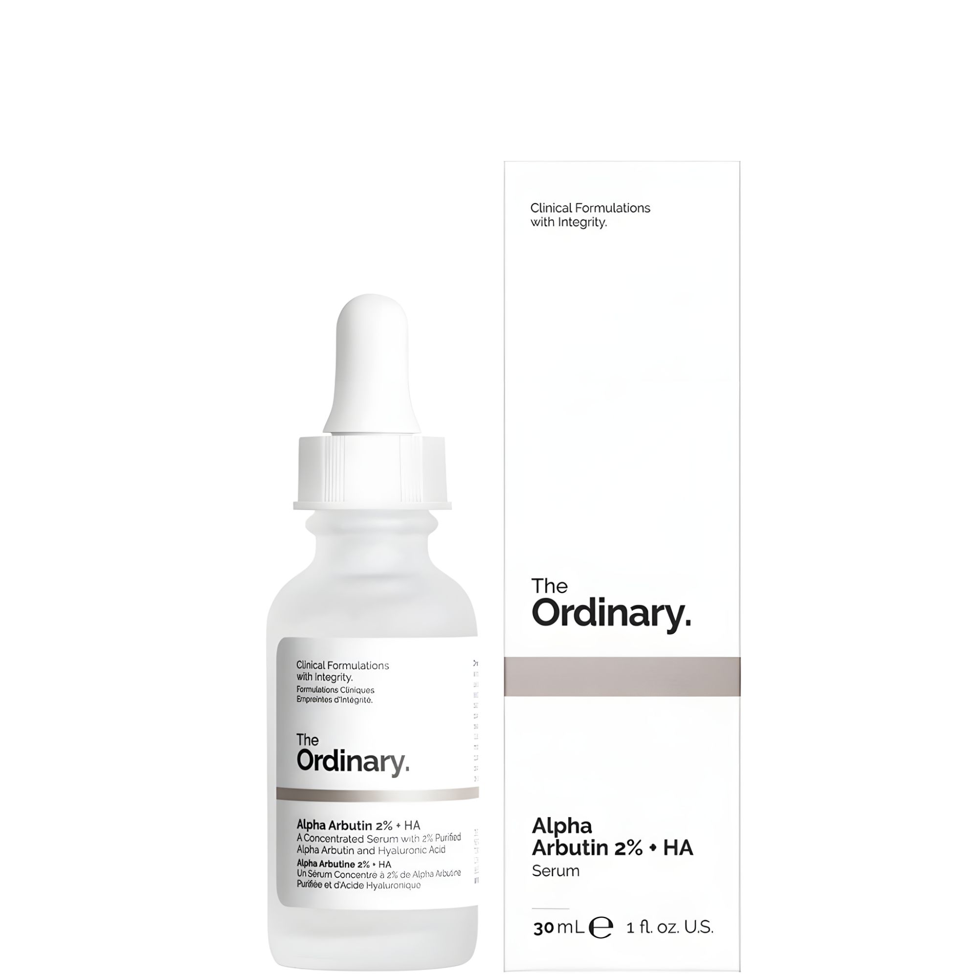Ordinary Alpha Arbutin 2% + HA Serum - Brightening, Hydrating, Hyperpigmentation & Dark Spot Corrector - 30ml