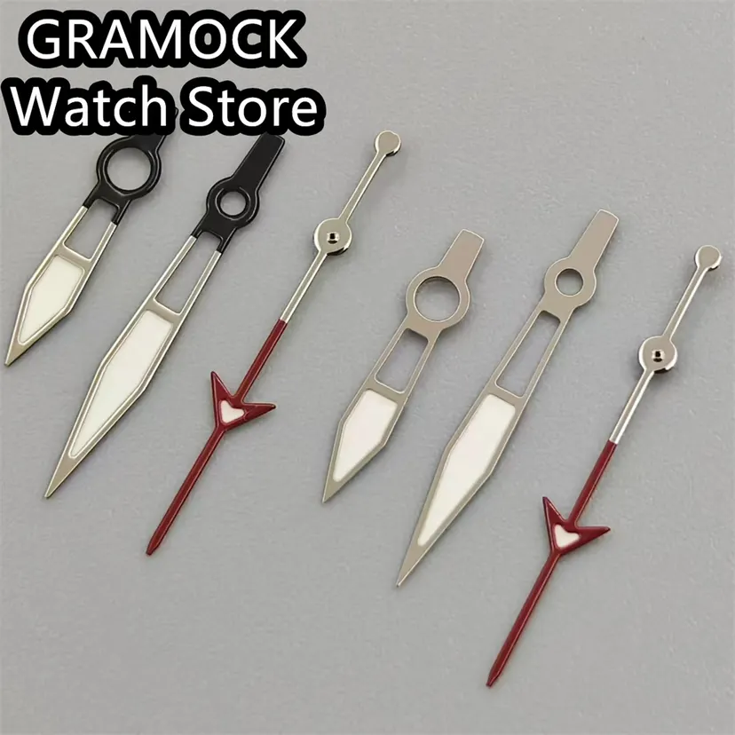 GRAMOCK Vintage Bronze Watch Hands Green Luminous Fit NH35 NH36 NH38 NH70 NH72 Movement Watch Accessories