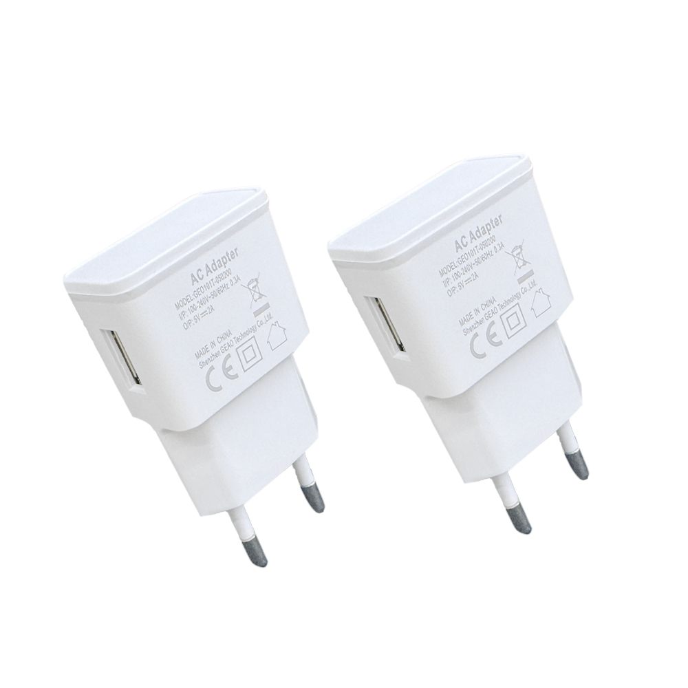 5W USB Wall Charger Power Supply 5V 1A Universal Portable Travel Power Compatible With iPhone Moto Headphones