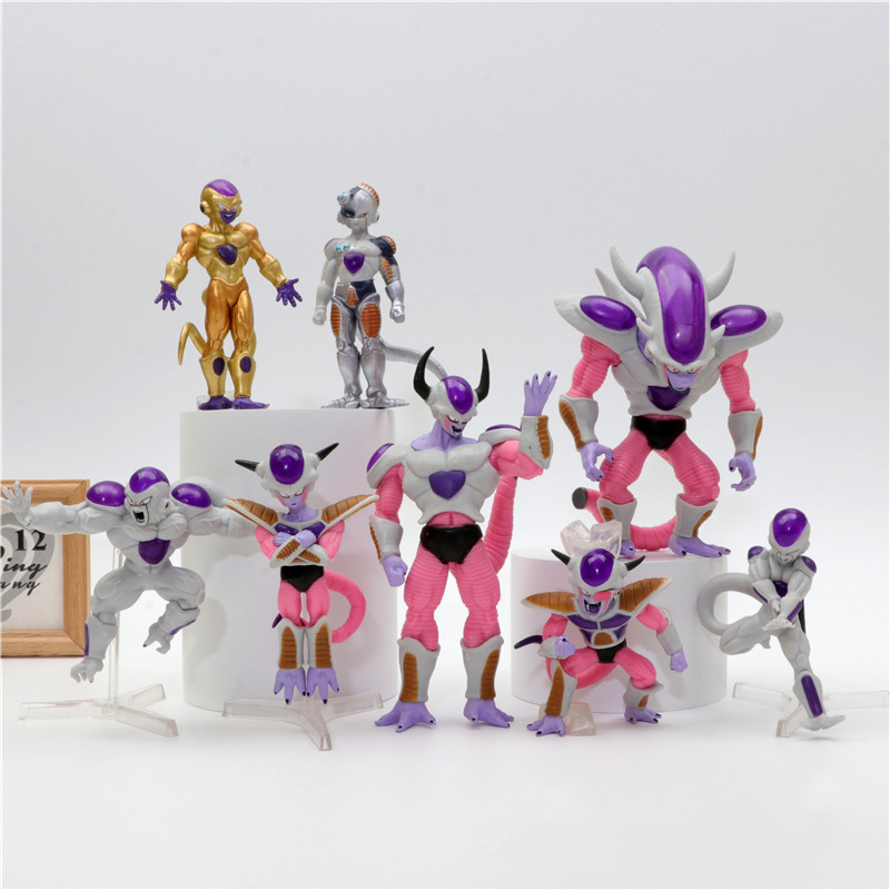 8-12CM Dragon Ball Z Frieza Anime Figure Toys Mange Freezer Action Figurines Pvc Statue Model Dolls Decoration For Kids