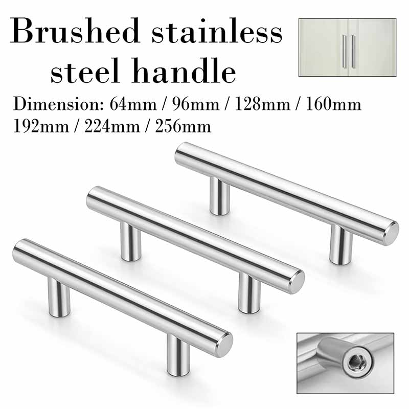 Modern Style Furniture Pulls Bathroom Kitchen Cabinet Door Hardware T Bar ​Handle Handle Pull Drawer Knobs