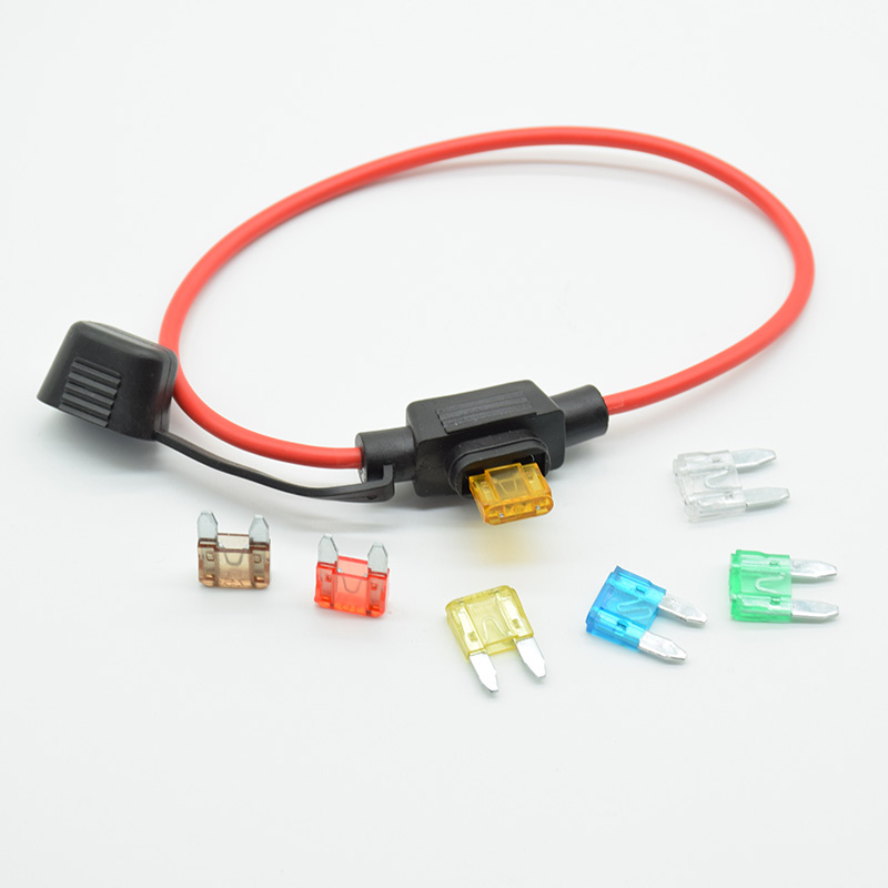1PC 5/7.5/10/15/20/25/30A Fuse auto Car Replacement Mini Waterproof Power Socket Small Blade Type inline InLine Fuse Holders