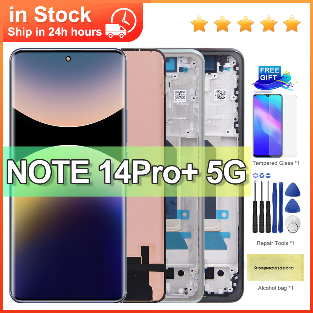 New 6.67'' High-Quality LCD Screen for Xiaomi Redmi Note 14 pro plus 5G 120Hz Touch Display Phone Replacement Part