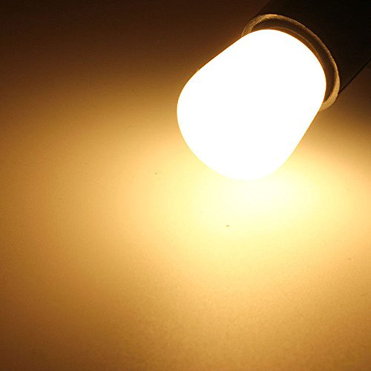 2pcs E12 E14 LED Refrigerator Bulbs, 220V Fridge Mini Light Bulb Lamps Screw Bulb Cold Warm White for Display Cabinets