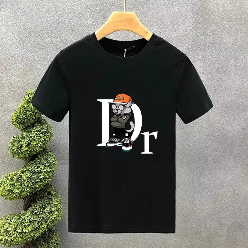 Spring/Summer 2026 New Hot Creativity Cat Luxury High Quality Print Couple Tees Summer Harajuku for MenWomen Cotton T-shirt
