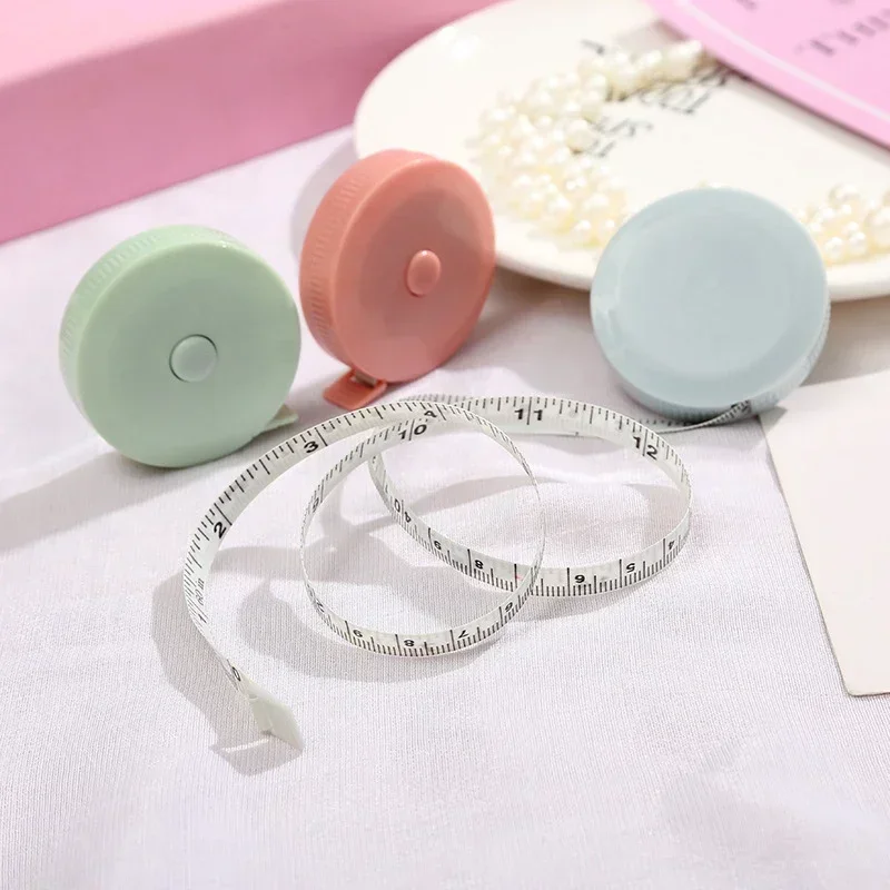 2-meter portable telescopic self-locking tape measure, soft tape measure, scale body seam, flexible tailor ruler