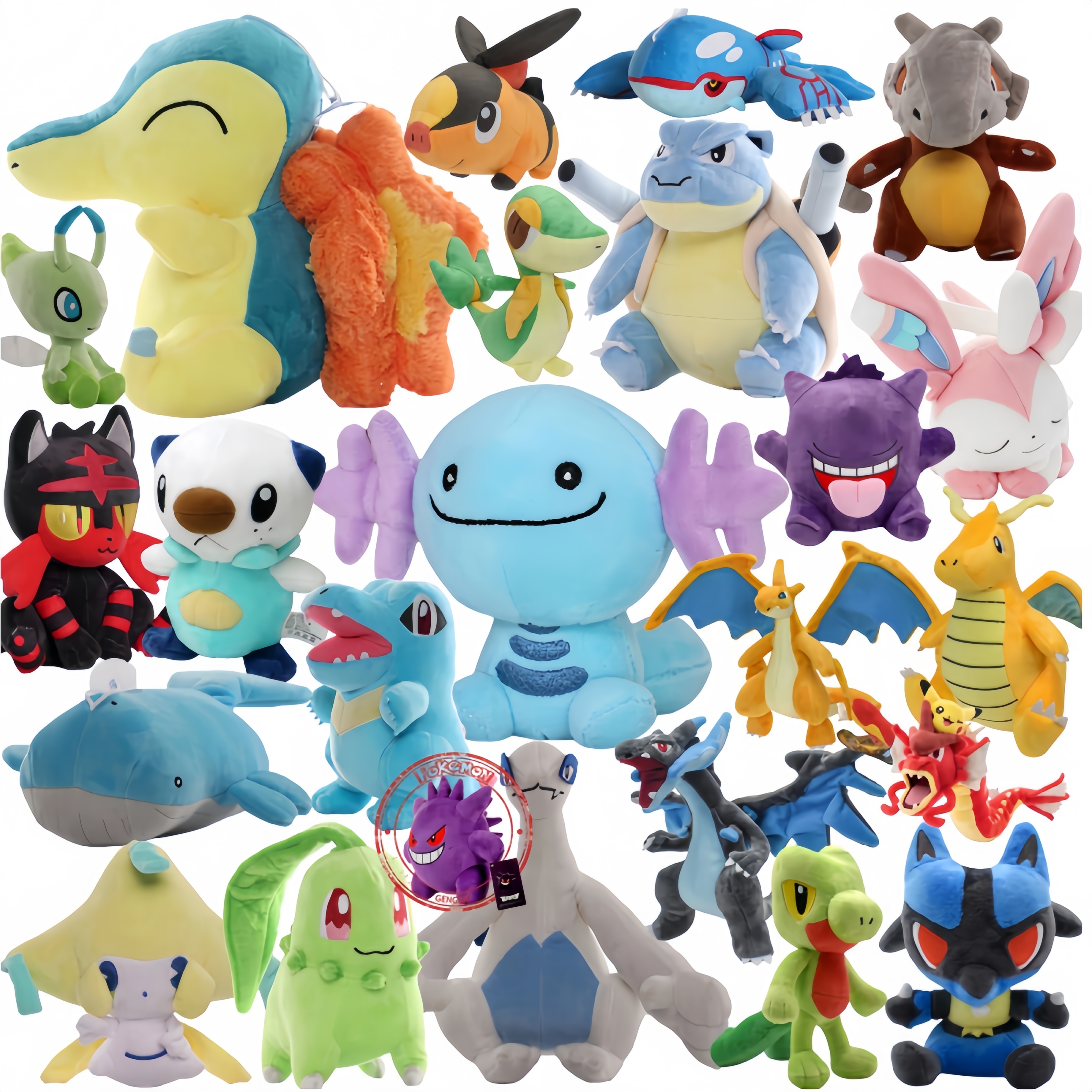 Pokemon Plush Pikachu Dragonite Dratini Toy Dragonair Goomy Sliggoo Doll Peluche Squirtle Bulbasaur Charmander Plush Toys
