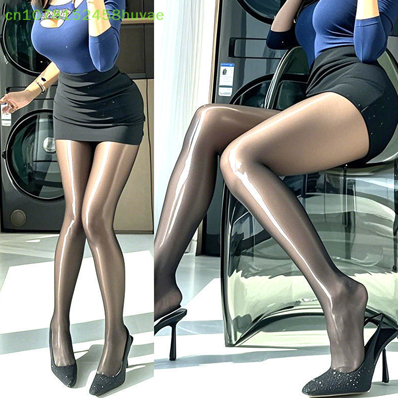 1 Pc Shiny Glossy Pantyhose Socks Anti-Hook Gloss Pantyhose High Waist Aurora Stockings Ultra-thin Long Socks
