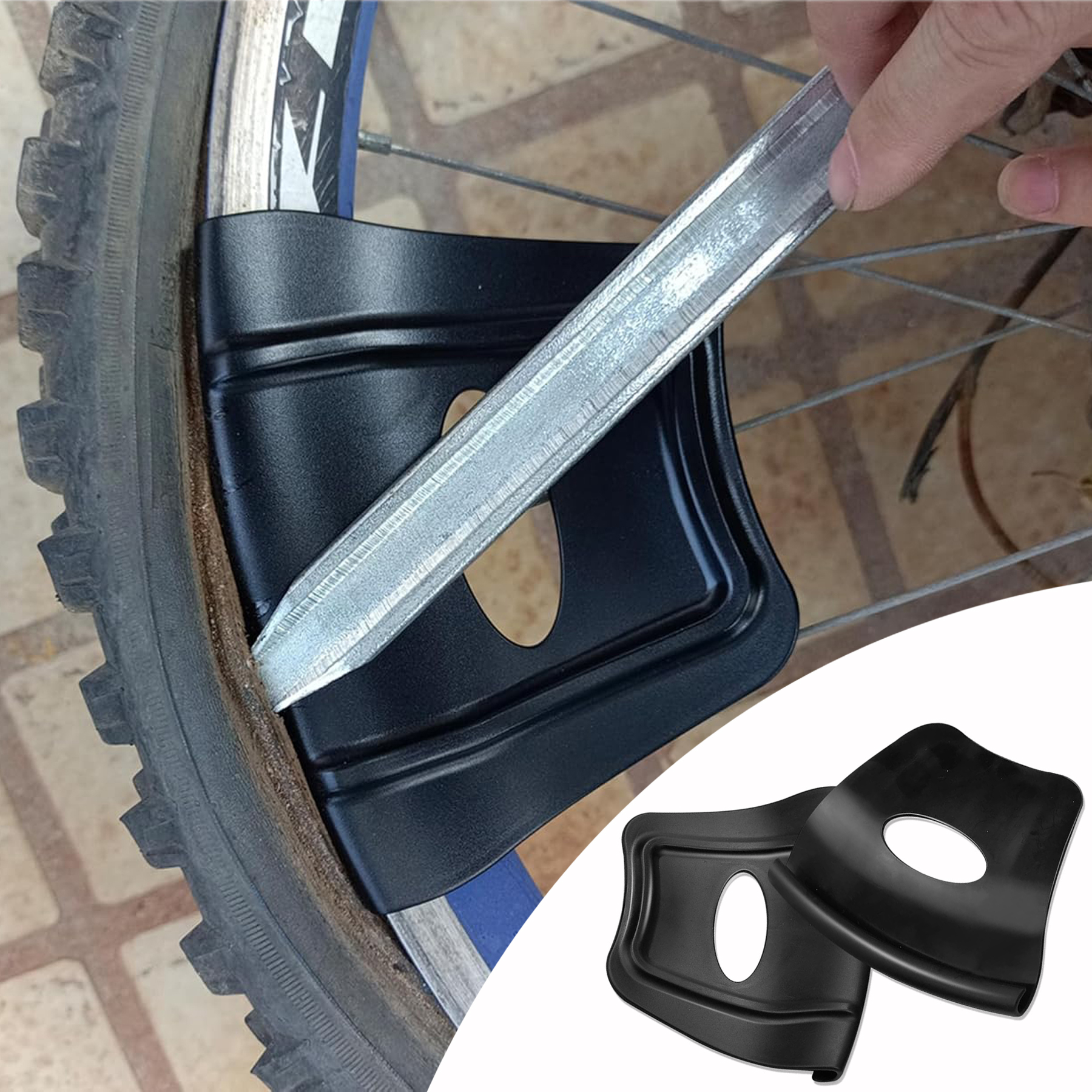 Motorcycle Bicycle Tyre Tire Installation Rim Protectors Rim Guards Wheel Tire Shield Rimshield For Bike Motorcycle Repair Tool