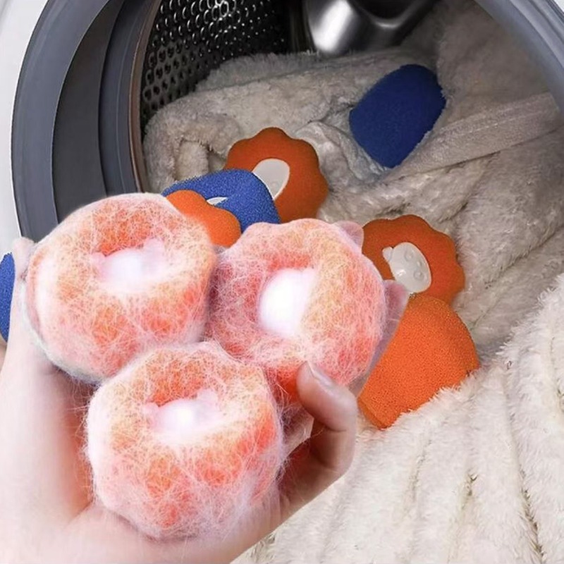 Laundry Ball Kit Hair Remover Pet Clothes Cleaning Dog Accessories Home Household Product Tool Removes Hairs Cat and Dogs