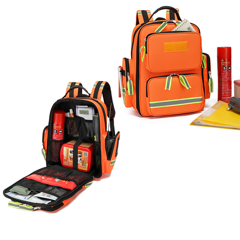 Large Capacity Sorted Storage Bag First Aid Kits Emergency Rescue Backpacks Outdoor Camping Survival Kits Medical Kits