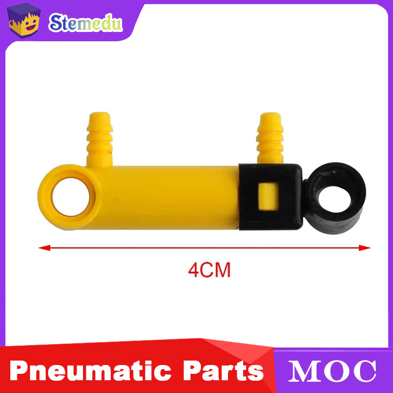 1*5 V2 Cylinder Pneumatic Push Rod 19475 Parts Technical Parts Pneumatic MOC Building Blocks DIY Bricks Accessories Kid Toy