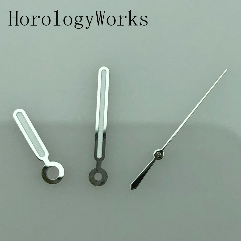 Watch Hands Fit NH35/NH36 Movement Watch Parts Silver