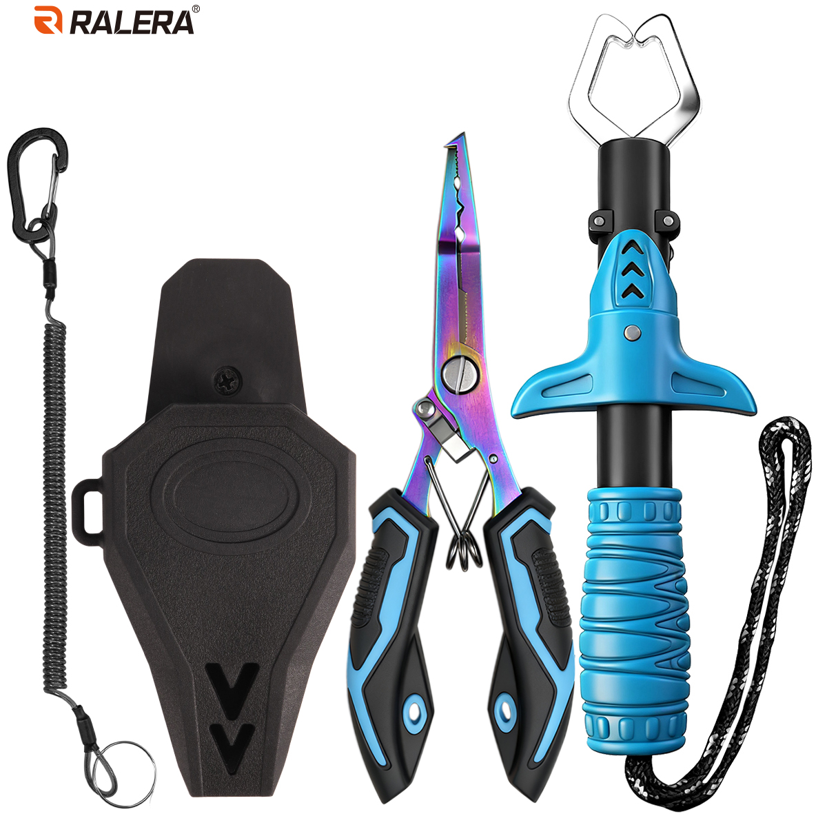 Fishing Tool Set: Rust-Proof and Corrosion-Resistant Fishing Pliers with Open Ring, Line Cutter, and Hook Remover - Ideal Fishin