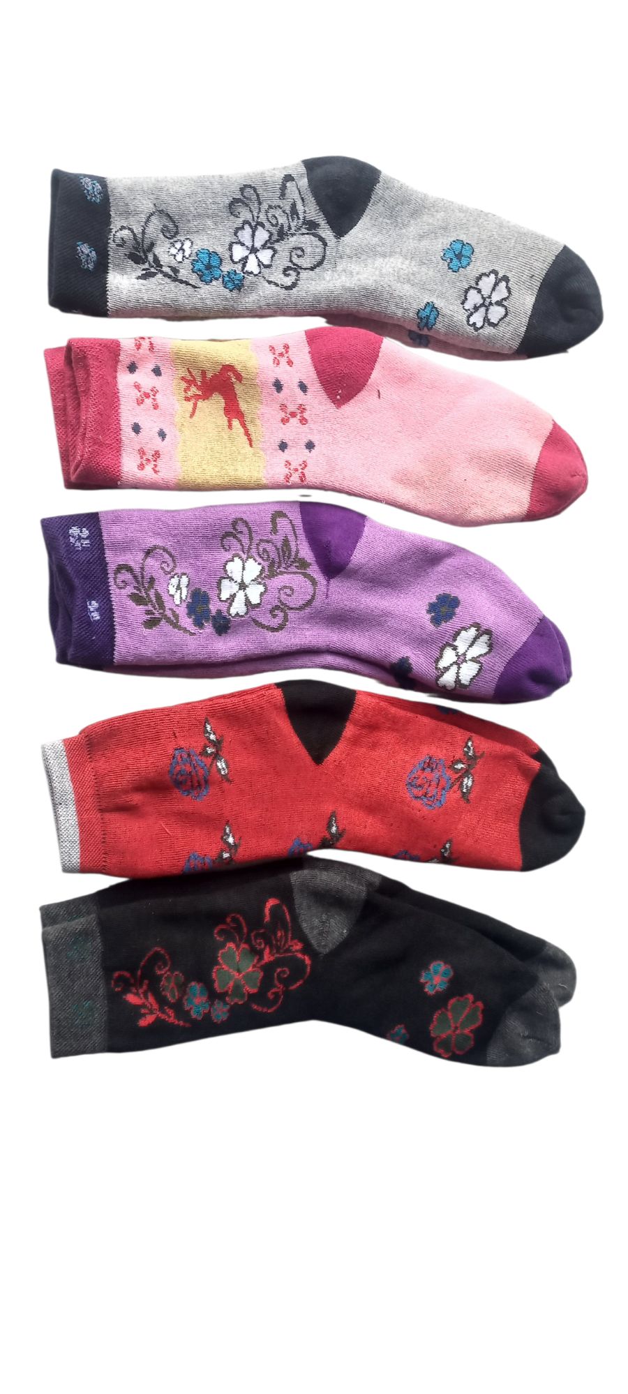 Women's Woollen Socks Pack of 3/5 Pairs