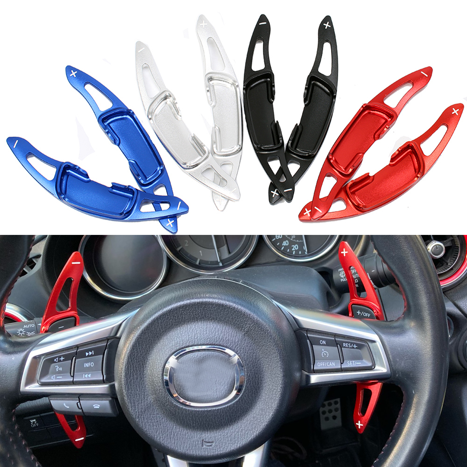 Car Steering Wheel Shift Paddle Directly Shifter Gear For Mazda 3 6 CX-4 2013+ & CX-5 2016 2017 2018 & Atenza Axela 2014-2018