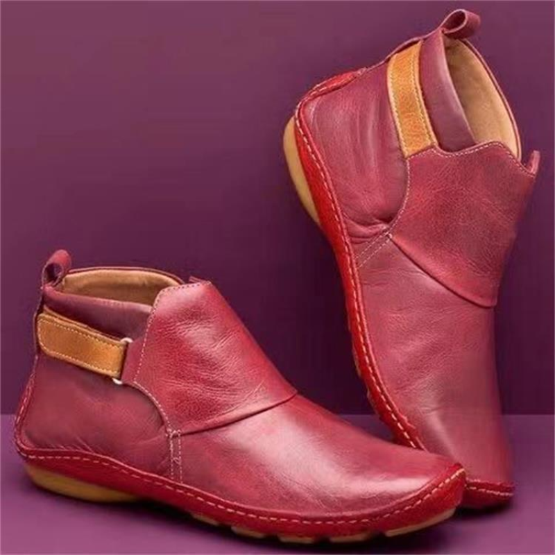 New winter women's short boots Outdoor antiskid walking Flats Waterproof Ankle Short Boots Ladies Casual Shoes Botas De Mujer