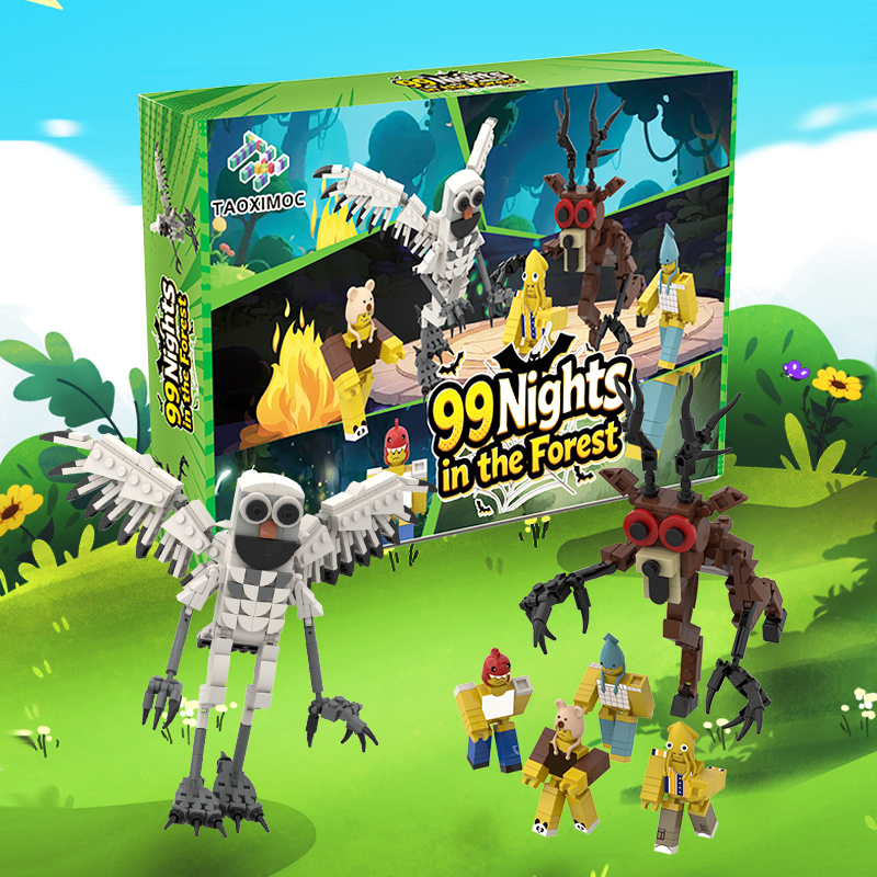 Moc 99 Nights in The Forest Building Block Toys Assembly Model 99 Nights in The Forest Collection Bricks for Kids Navidad