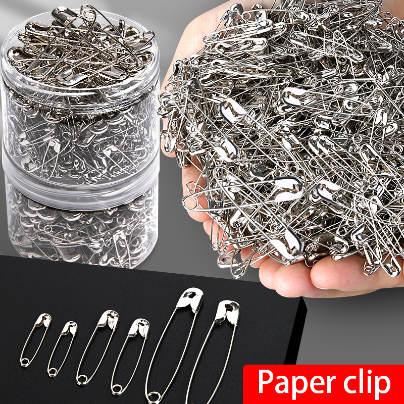 1 pc Safety pin stainless steel clothes fastener old fashioned large medium small size safety pin clip