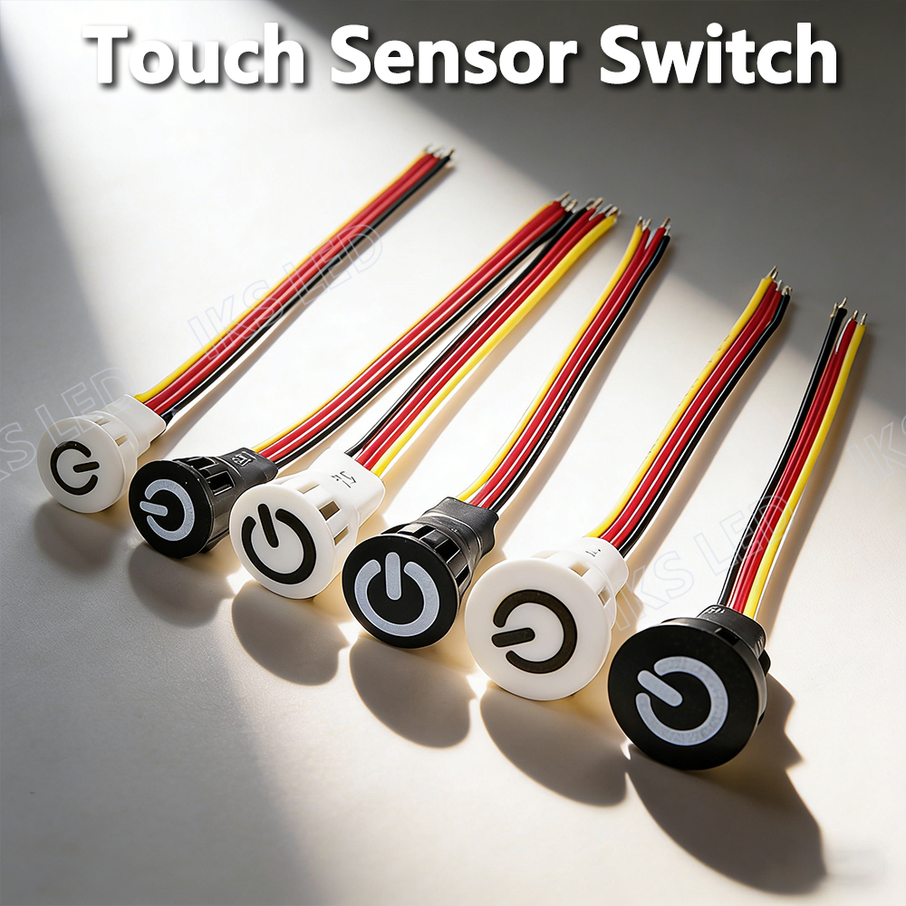 Smart In-Wall Touch Light Switch Dimmer 3.7V-24V DC, LED Compatible, Modern Design for Home/Office, Easy Installation lightify