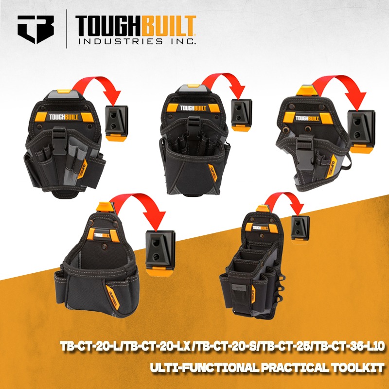 TOUGHBUILT TB-CT-20-L TB-CT-20-LX TB-CT-20-S TB-CT-25 TB-CT-36-L10 Multi-functional Heavy Duty Durable Tool Storage Bag Working