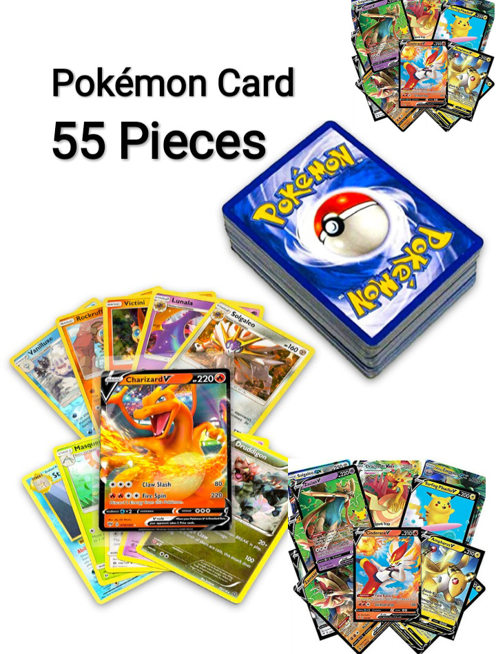 Pokemon Card 55 pieces Game Toy Of Packet