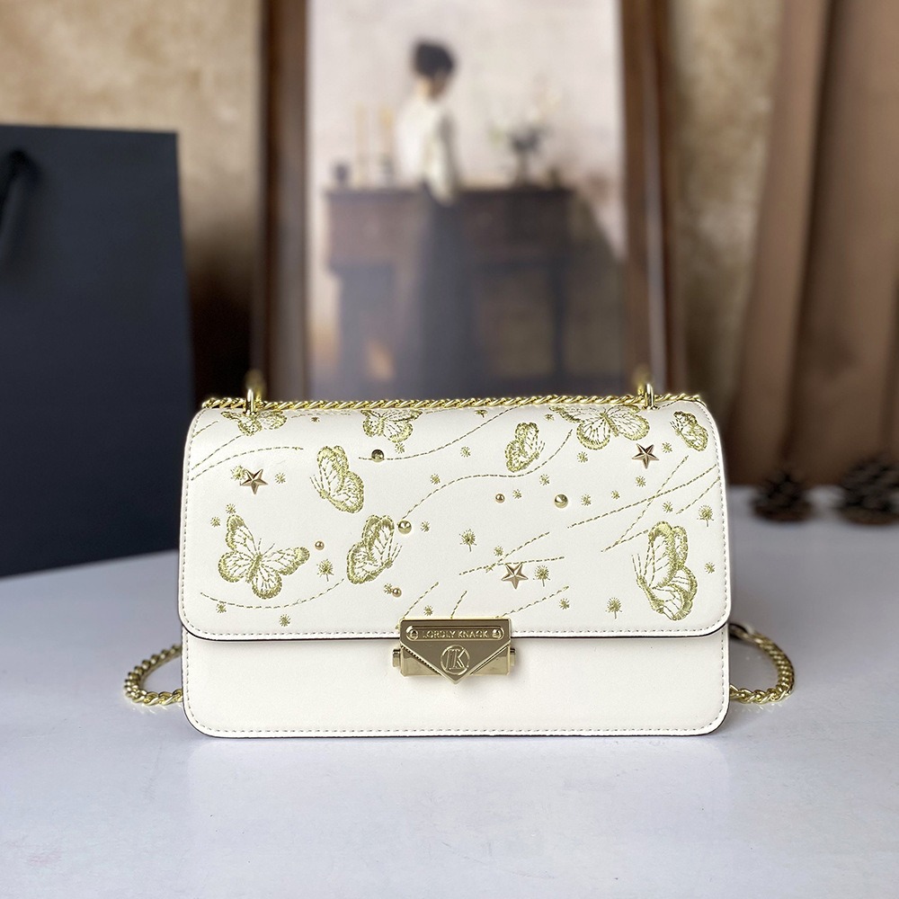 2026 New Women'S Bag Simple Chain Bag Shoulder Bag High-End Feeling Armpit Small Square Bag Crossbody Bag Women